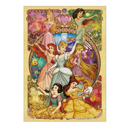 Disney Store -  Disney Princess 500 -teilige Jig sah Puzzle wunderschön blühend - Puzzle