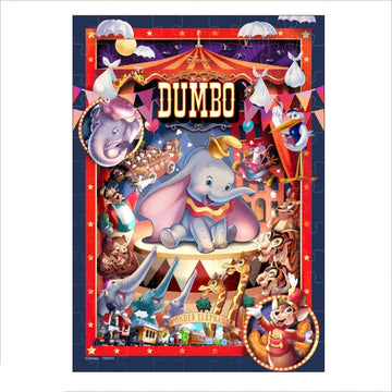 Dumbo Puzzle 108 Teile "Fliegender Dumbo und Zirkus"