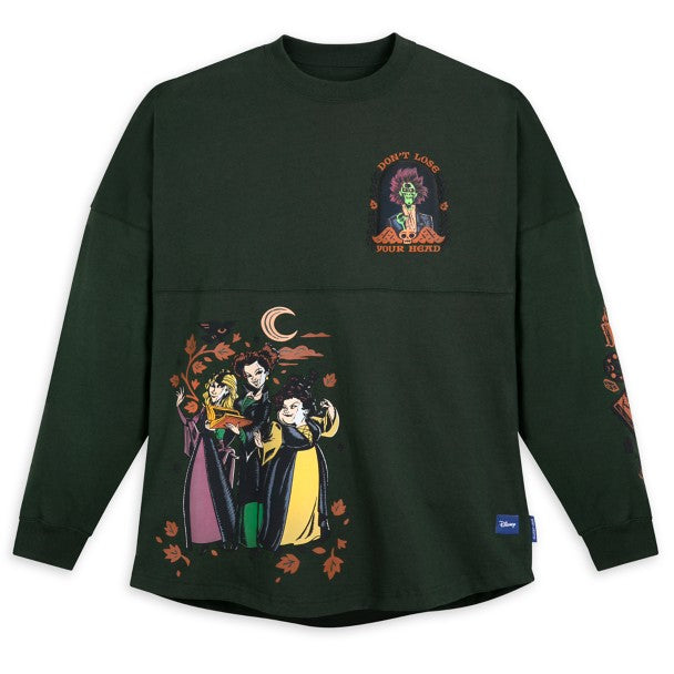 Disney Store Hocus Pocus 2 Spirit Jersey Hooded Sweatshirt
