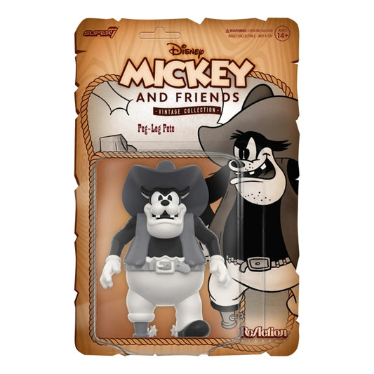 Disney Store - Reaktion 3,75 Zoll Actionfigur "Mickey & Friends" Vintage Collection Serie 3 Pete - Sammlerfigur