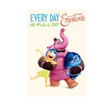 Pixar Inside Out Charakter-Postkarte