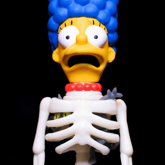 Disney Store - Reaktion 3,75 Zoll Actionfigur 'Die Simpsons' Serie 4 Halloween Special Marge (Skelett) - Sammelfigur