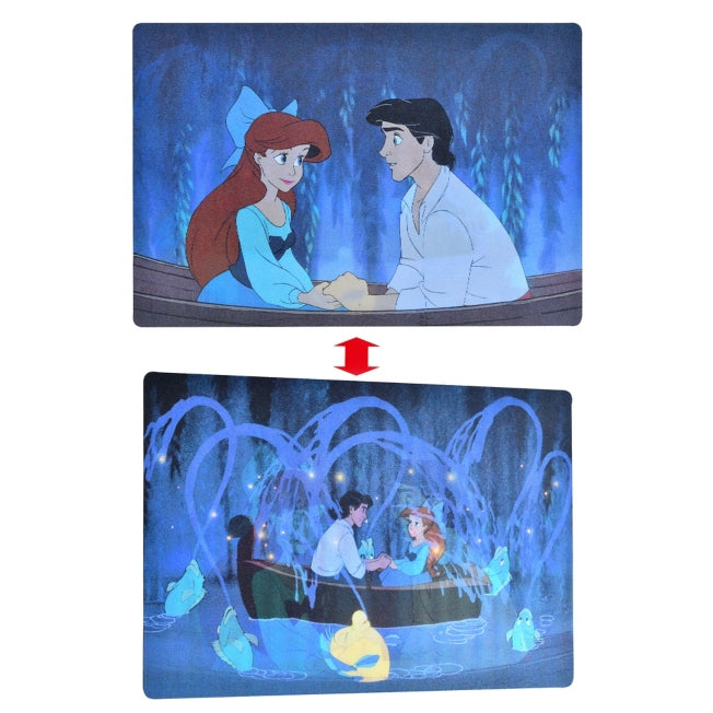 Ariel & Prinz Eric, Flandern Postkarte Boot Lenticular