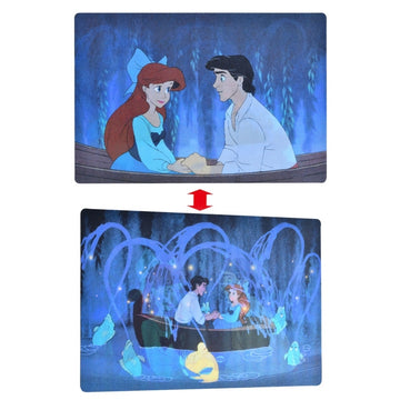 Ariel & Prinz Eric, Flandern Postkarte Boot Lenticular