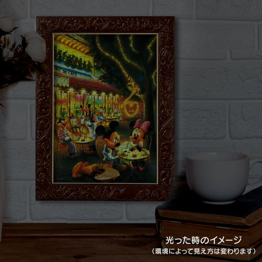 Mickey & Friends Leuchtendes 108-teiliges Puzzle "Liebescaféterrasse"