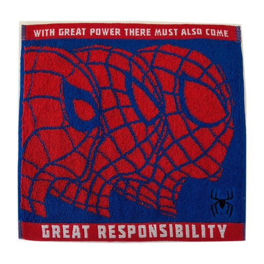 Disney Store - MARVEL Spider-Man Gesicht Jacquard Handtuch - Badetuch