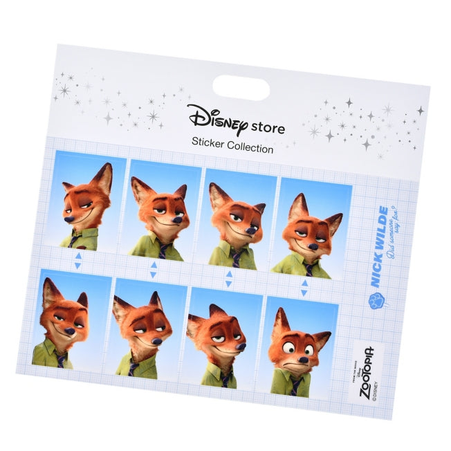 Nick Wilde Siegel Aufkleber im Passbildstil