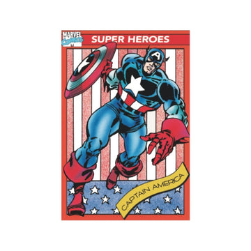 Captain America Superhelden Postkarte