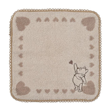 Pu der Bär Mini Handtuch Herzrahmen