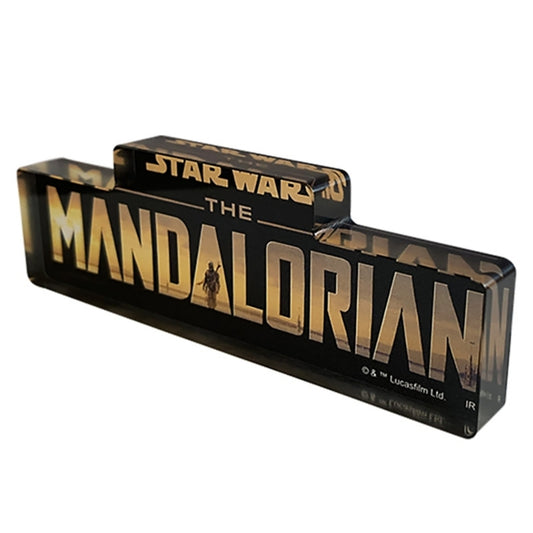 The Mandalorian Logo Acrylic Block (Season 1)