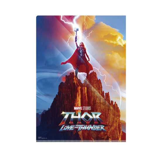 Disney Store - Thor: Love &amp; Thunder W-Pocket Clear File - Office Supplies