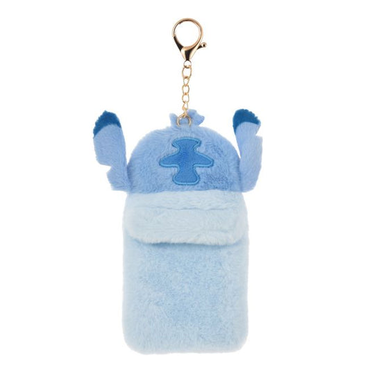 Stitch Kartenhalter mit flauschigem Schlüsselanhänger