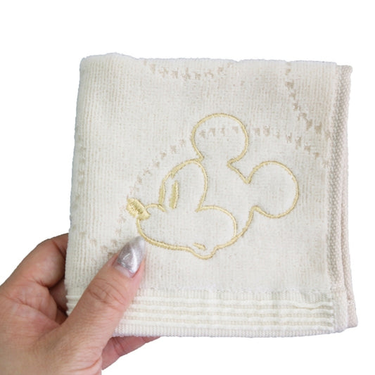 Disney Store - Mickey Maus Mini Handtuch Einfaches Elfenbein - Handtuch