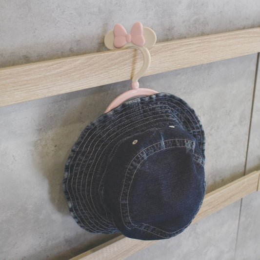 Minnie Mouse Hat Hook Pink Beige