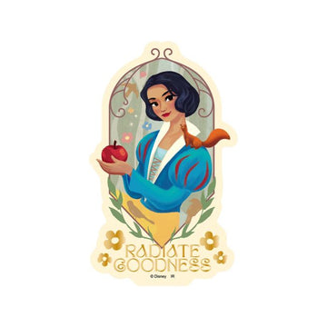 Snow White embossed sticker