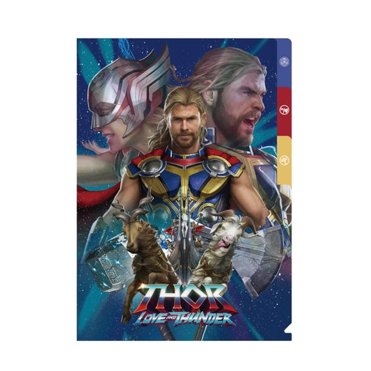 Disney Store - Thor: Liebe & Donner 3-Taschen-Klarsichthülle - Büroartikel