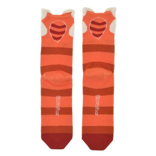 Turning Red Red Panda Mei Puffy Face Pukupuku 23-25 - Socks