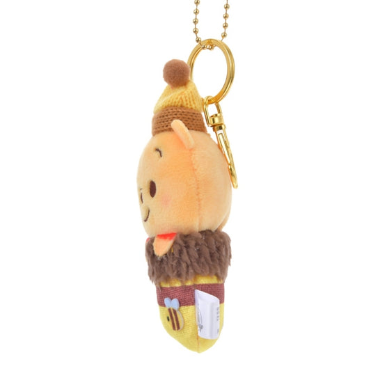 Winnie the Pooh Christmas Sock Keychain