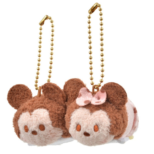 Disney Store - Tsum Tsum Mickey & Minnie Plüsch Schlüsselanhänger - Accessoire