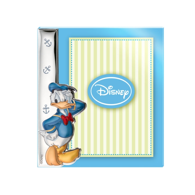 Disney Store - VALENTI Plexiglas-Fotorahmen mit Silberveredelung Donald Duck (A) D273 15x20cm 2L-Format - Fotografierahmen