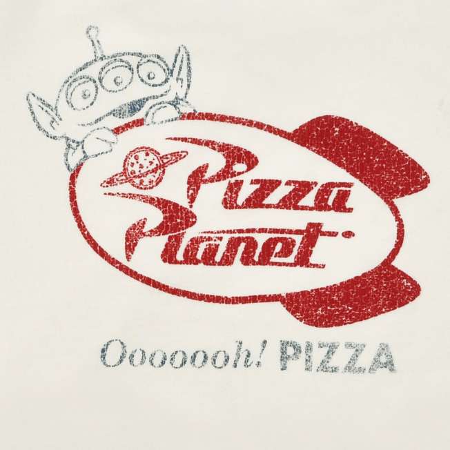 Disney Store - Little Green Men/Alien Pizza Planet - Kurzarm T-Shirt