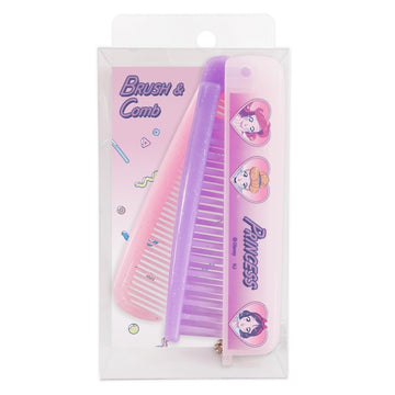 Faltbare Bürste & Kamm / Manga Prinzessin