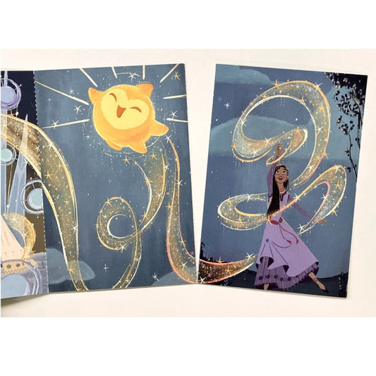 Disney Store - Disney Movie "Wish" 6 Pack Postcards - Collectibles