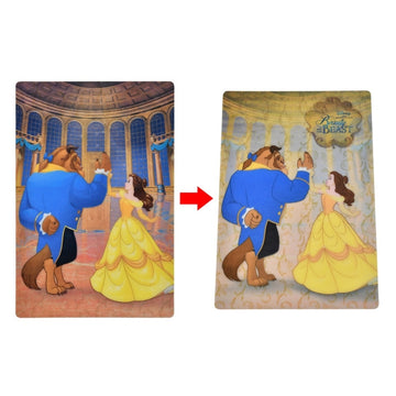 Die Schöne und das Biest Lenticular Postkarte