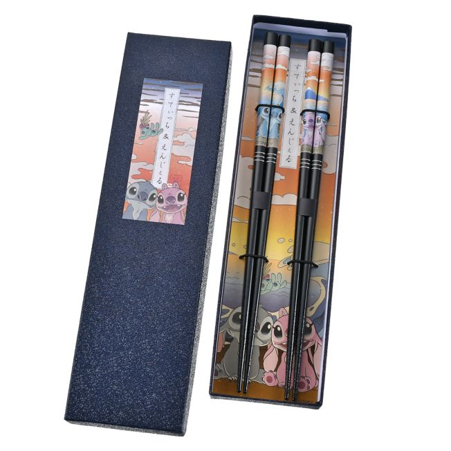 Stitch & Angel Essstäbchen Paar Japan Original