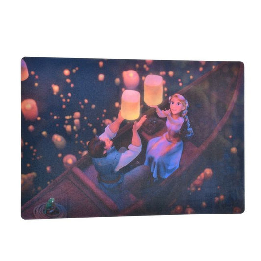 Rapunzel &amp; Flynn Rider, Pascal Postcard Canoe Lenticular