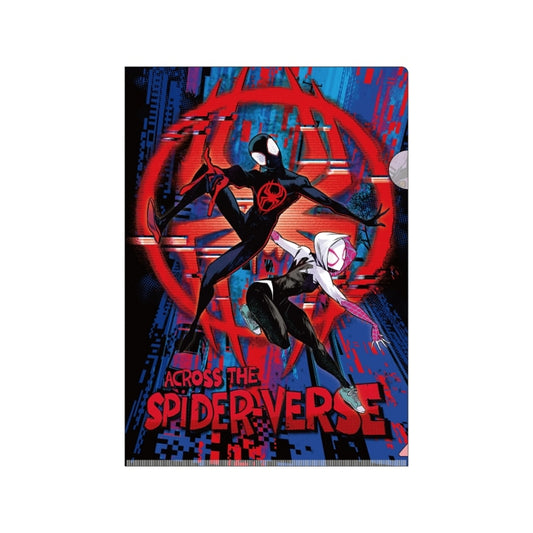 Disney Store - Spider-Man Über das Spider-Verse Metallisches Klarsicht-Mappe - Büromaterial