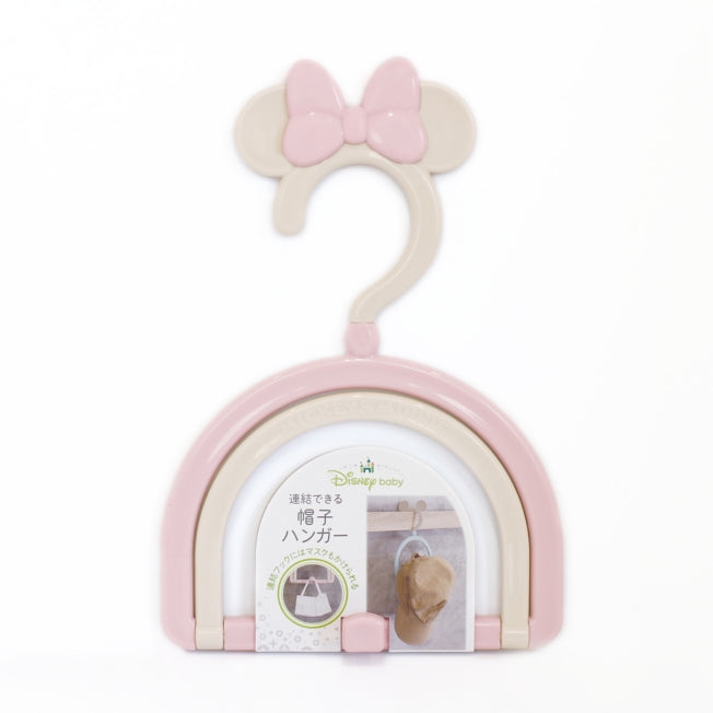 Minnie Maus Hut Haken Pink Beige