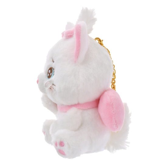 Disney Store Marie Fashion Cat Plush Keychain Accessory