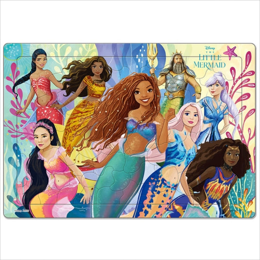 The Little Mermaid Children's Puzzle 80 pieces "Ariel and the Important Family"