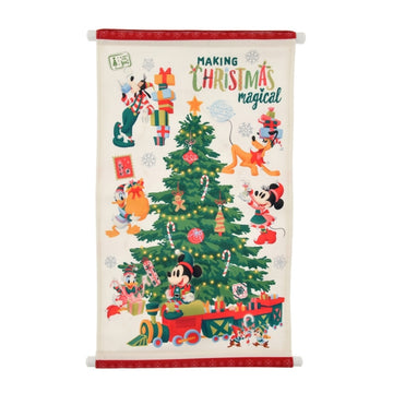 Mickey &amp; Friends Tapestry with Lighting Disney Christmas