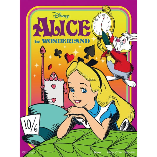 Disney Store - Yano Man Alice Puzzle Petit Paris (aus Kunststoff, transparente Teile) 150 Teile Disney Classics - Alice im Wunderland - 7,6 x 10,2 cm Mini Staffelei - Puzzle