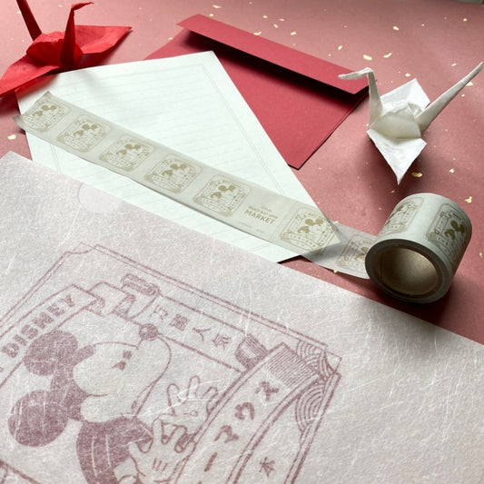 Disney Store - Mickey Next Japan Market Masking Tape (Stamp) - Office Supplies