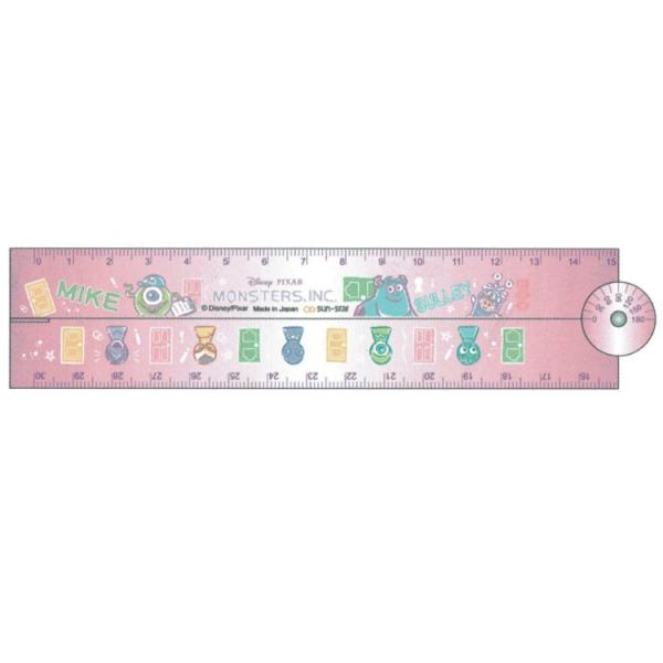 Die Monster AG [Lineal] 30 cm Klapplineal mit Winkelmesser/Chara Parade