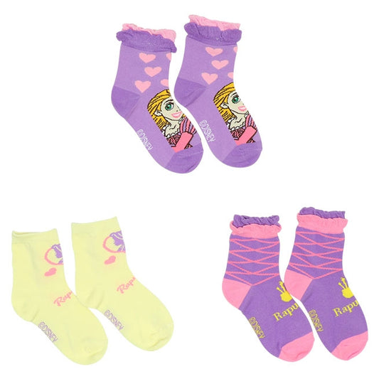 Disney Store - Rapunzel Prinzessin Crew-Socken-Set 7897 - Socken-Set