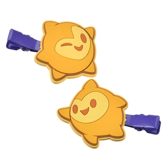 Star hair clips set color clips