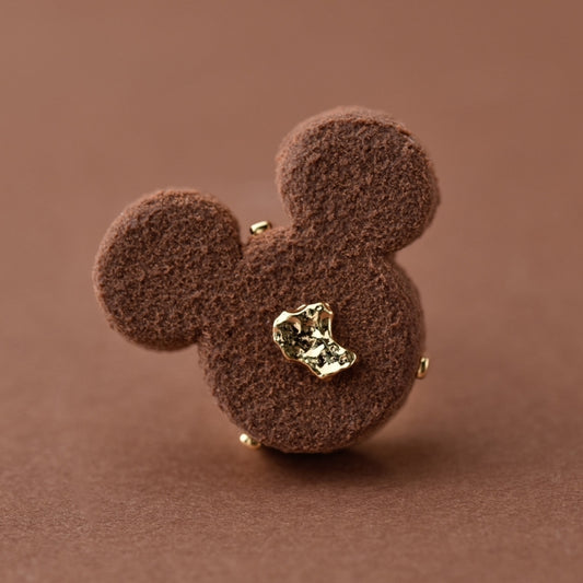 Disney Store - Mickey Mouse Ring Luxus Schokolade (Braun) - Schmuckstück