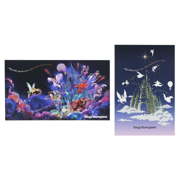 Disney Store - Postcard 2 pieces Cinderella Castle - Collectibles