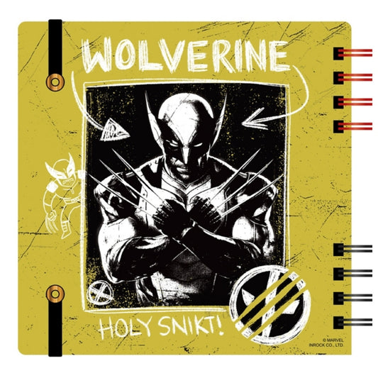 Deadpool & Wolverine Square Ring Notizbuch