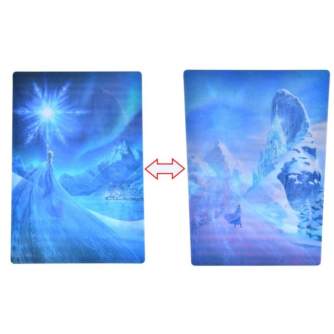 Anna & Elsa Eisburg Lenticular Postkarte