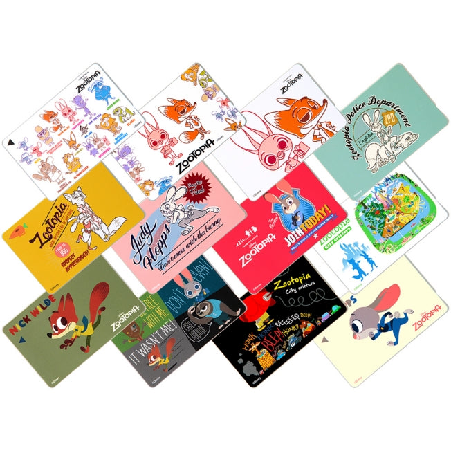 Disney Store - Zootopia IC-Kartensticker/Pop-Charaktere B - Accessoire