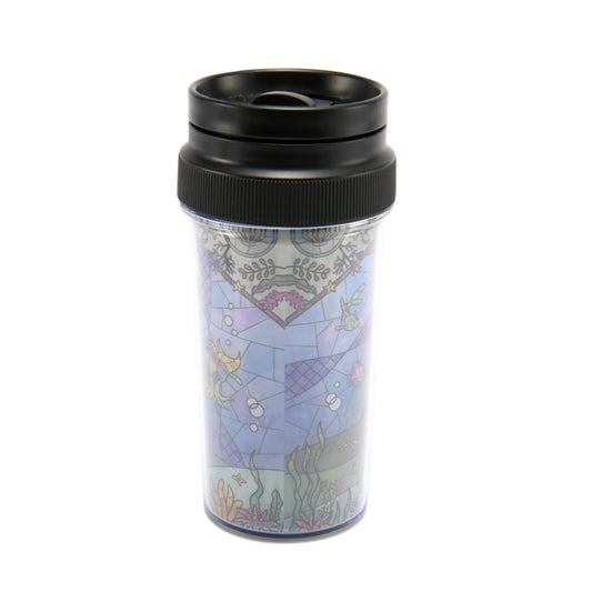 Disney Store - Stained Glass Style HOT&COOL Mug IV (Arielle die Meerjungfrau) - Tasse