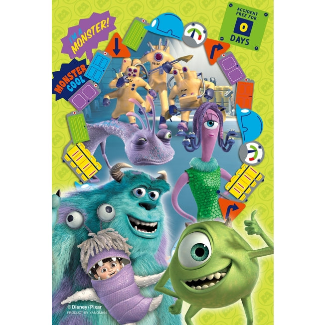 Disney Store - Yanoman Monsters Petit (Transparent Pieces) 70 Piece Happiness Frame - Monsters - Puzzle