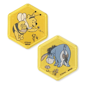 Disney Store - Winnie the Pooh Honigwaben-Acryl-Magnetset (Puuh & I-Aah) - Dekoratives Magnetset