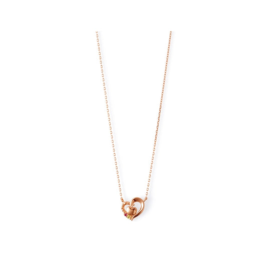Disney Store - DI-PN1812YSP Disney Princess Snow White / Pink Gold Necklace - Jewelry