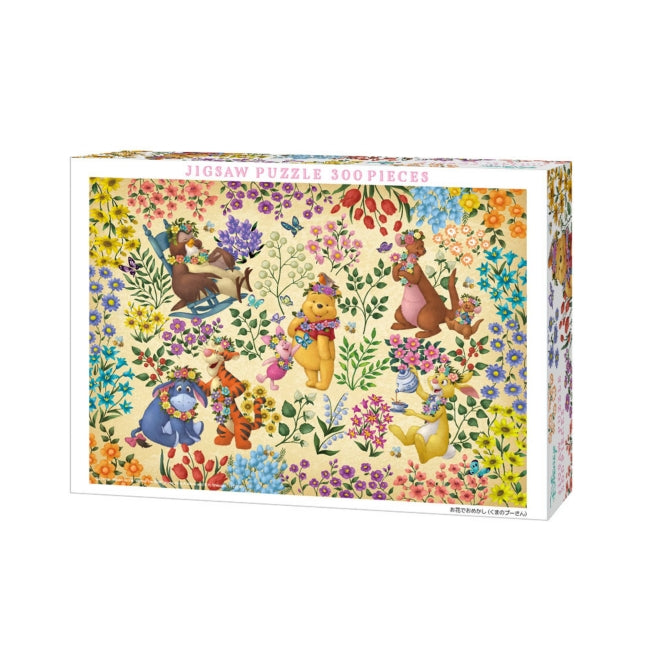 Winnie the Pooh Puzzle 300 pieces "Dressed with Flowers"